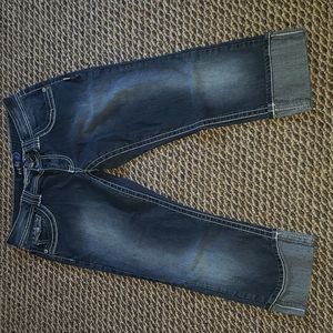Jean Capris with 3 inch Cuff